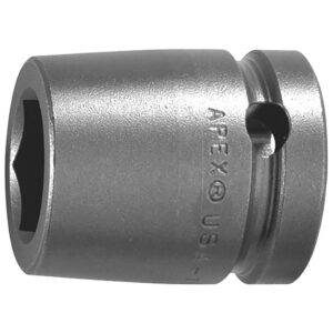 Apex 7136 1-1/8'' 6-Point Standard Impact Socket, 3/4'' Square Drive