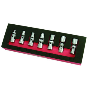 7407 Astro Pneumatic 7PC 1/4'' Drive Flex Socket Set, 6 Point, SAE