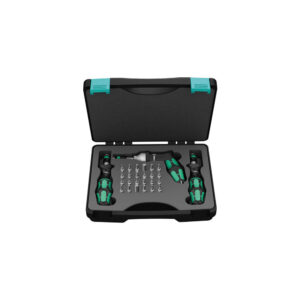 Wera 05074739001 7441/7441/7442 Kraftform Adjustable Torque Screwdriver Set 27 Piece