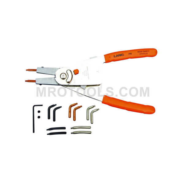 Lang 75 Quick Switch Pliers With Automatic Ratchet Lock And Tip Kit