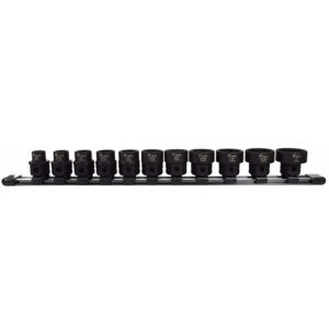78211 Astro Pneumatic 11PC 1/2'' Drive Nano Impact Sockets, SAE