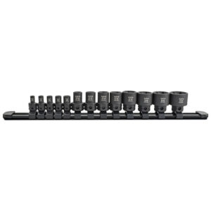 78313 Astro Pneumatic 13PC 1/4'' & 3/8'' Drive External Torx Nano Impact Socket Set