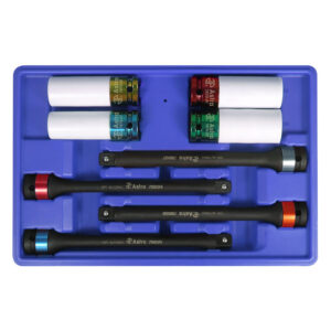 78818 Astro Pneumatic 8pc Torque Limiting Extension And Protective Impact Socket Combo Set