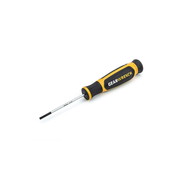 GearWrench 80036H 2.5mm x 60mm Mini Slotted Dual Material Screwdriver