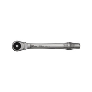 Wera 05004003001 8003 A 1/4'' Zyklop Metal Ratchet w/ Push-Through Square