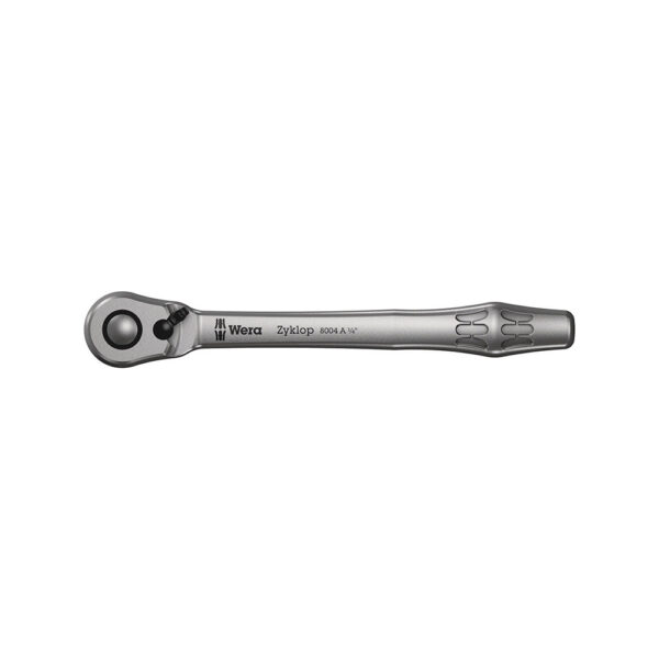 Wera 05004004001 8004 A 1/4'' Zyklop Metal Ratchet w/ Switch Lever