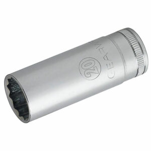 GearWrench 80240 1/4'' Drive 12 Point Deep Metric Socket 13mm