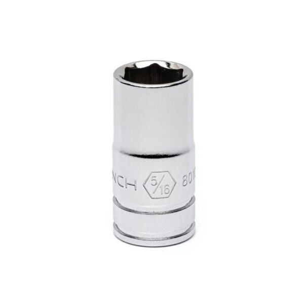 GearWrench 80109 1/4'' Drive 6 Point Standard SAE Socket 5/16''