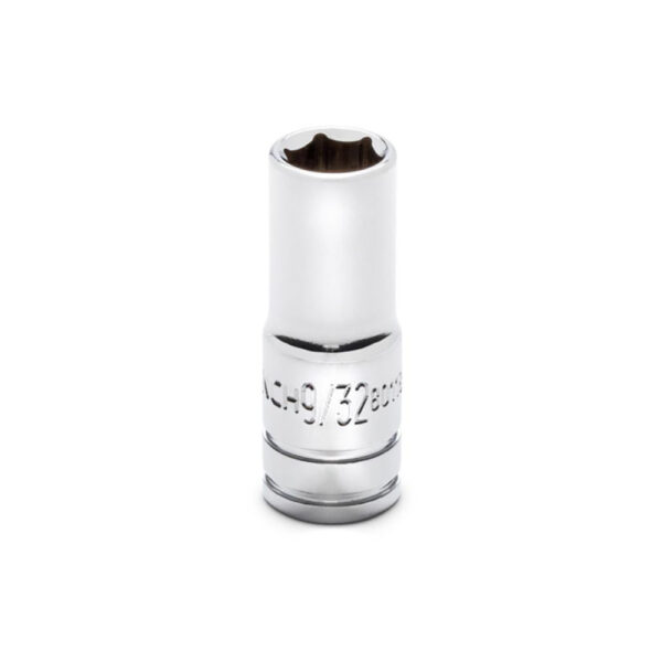 GearWrench 80118S-06 1/4'' Drive 6 Point Mid Length SAE Socket 9/32''
