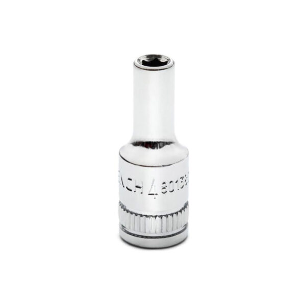 GearWrench 80138S-06 1/4'' Drive 6 Point Mid Length Metric Socket 4mm