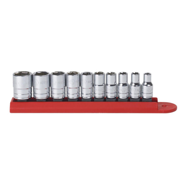 GearWrench 80303 10pc 1/4'' Drive 6 Point Standard SAE Socket Set