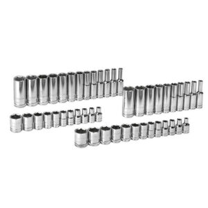 GearWrench 80314D 47pc 1/4'' Drive 6 Point Standard & Deep SAE/Metric Socket Set