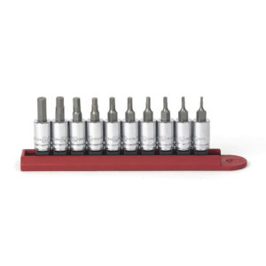 GearWrench 80323 10pc 1/4'' Drive Hex Bit SAE Socket Set