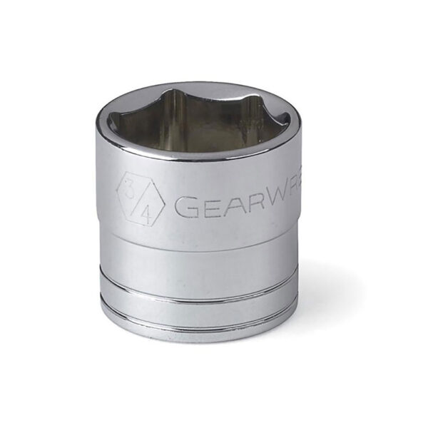 GearWrench 80332 3/8'' Drive 6 Point Standard Metric Socket 22mm