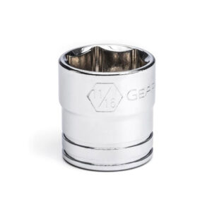 GearWrench 80357 3/8'' Drive 6 Point Standard SAE Socket 11/16''