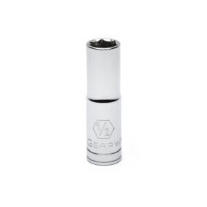 GearWrench 80367 3/8'' Drive 6 Point Deep SAE Socket 1/2''