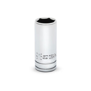GearWrench 80368S-06 3/8'' Drive 6 Point Mid Length SAE Socket 9/16''
