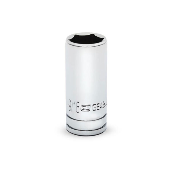 GearWrench 80368S-06 3/8'' Drive 6 Point Mid Length SAE Socket 9/16''