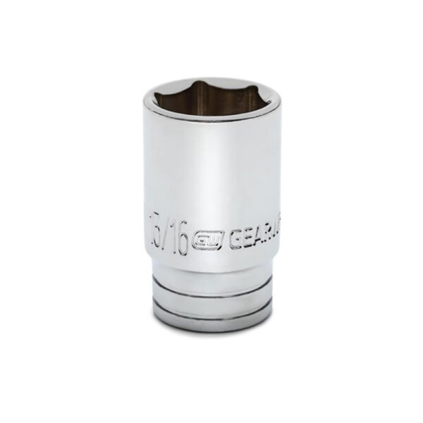 GearWrench 80372S-06 3/8'' Drive 6 Point Mid Length SAE Socket 13/16''