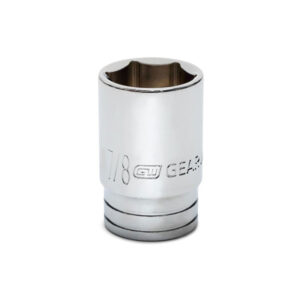 GearWrench 80373S-06 3/8'' Drive 6 Point Mid Length SAE Socket 7/8''