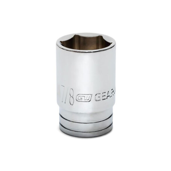 GearWrench 80373S-06 3/8'' Drive 6 Point Mid Length SAE Socket 7/8''