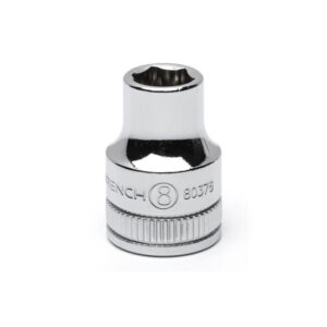 GearWrench 80376 3/8'' Drive 6 Point Standard Metric Socket 8mm
