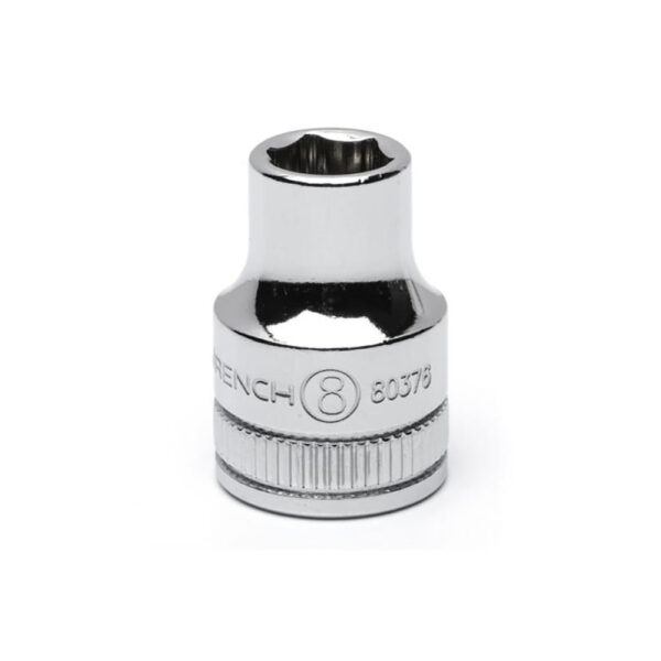 GearWrench 80376 3/8'' Drive 6 Point Standard Metric Socket 8mm