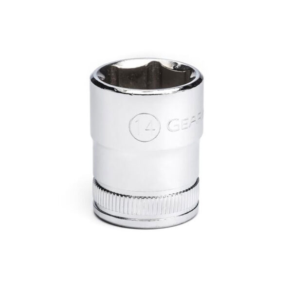 GearWrench 80382 3/8'' Drive 6 Point Standard Metric Socket 14mm