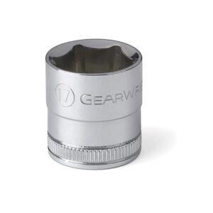GearWrench 80385 3/8'' Drive 6 Point Standard Metric Socket 17mm