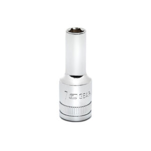 GearWrench 80389S-06 3/8'' Drive 6 Point Mid Length Metric Socket 7mm