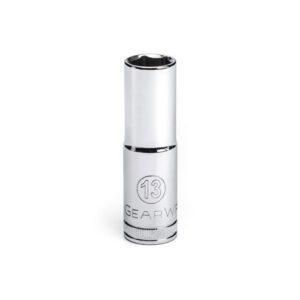 GearWrench 80395 3/8'' Drive 6 Point Deep Metric Socket 13mm