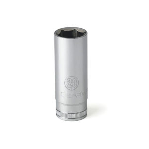 GearWrench 80406 3/8'' Drive 6 Point Deep Metric Socket 20mm