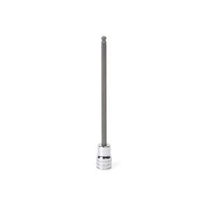 GearWrench 80438 3/8'' Drive Long Ball End Hex Bit SAE Socket 1/4''