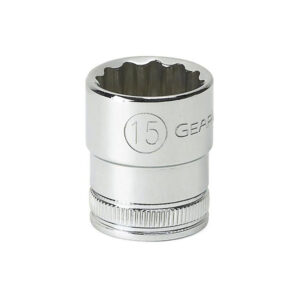 GearWrench 80598 3/8'' Drive 12 Point Standard Metric Socket 22mm