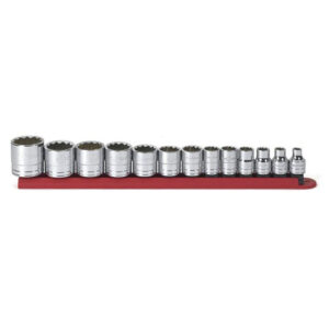 GearWrench 80561 13PC 3/8'' Drive 12 Point Standard SAE Socket Set
