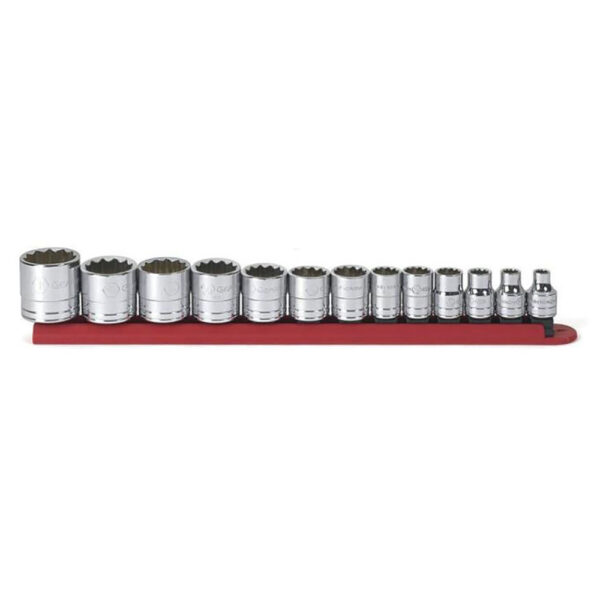 GearWrench 80561 13PC 3/8'' Drive 12 Point Standard SAE Socket Set