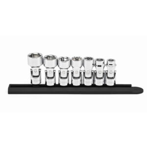 GearWrench 80564 7PC 3/8'' Drive 6 Point Flex SAE Socket Set