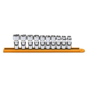 GearWrench 80565 10PC 3/8'' Drive 6 Point Flex Metric Socket Set