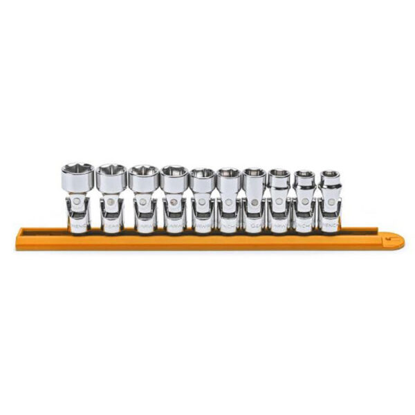 GearWrench 80565 10PC 3/8'' Drive 6 Point Flex Metric Socket Set