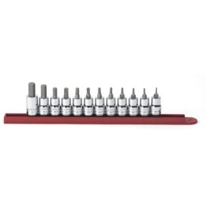 GearWrench 80581 12PC 3/8'' Drive Hex Bit SAE Socket Set