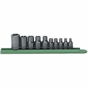GearWrench 80582 1/4'', 3/8'' & 1/2'' Drive External Torx Socket 10PC Set