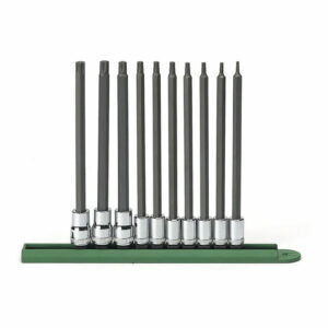 GearWrench 80588 1/4'' & 3/8'' Drive Long Torx Bit Socket 10PC Set