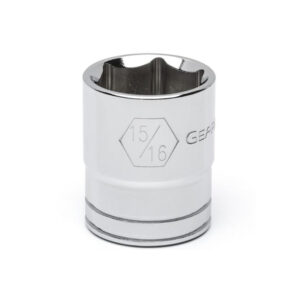 GearWrench 80610D 1/2'' Drive 6 Point Standard SAE Socket 15/16''