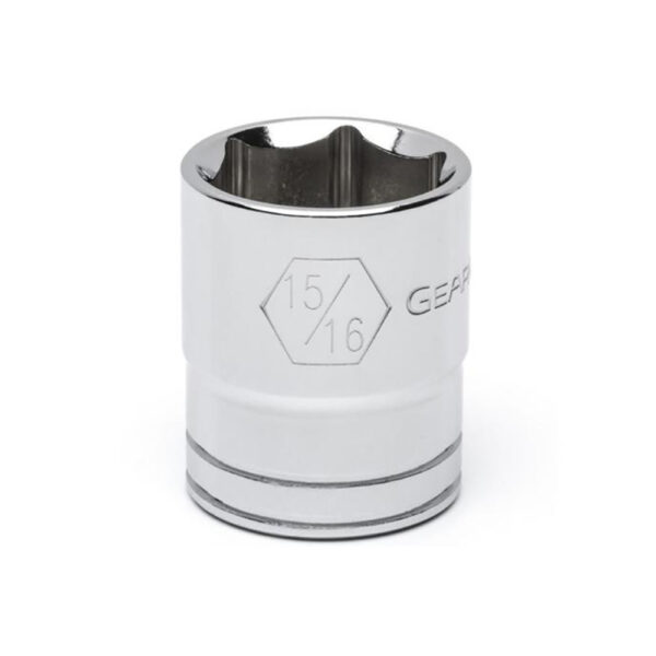 GearWrench 80610D 1/2'' Drive 6 Point Standard SAE Socket 15/16''