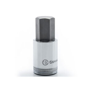 GearWrench 80664 1/2'' Drive Hex Bit Metric Socket 19mm