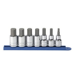 GearWrench 80720 1/2'' Drive Hex Bit Metric Socket 7PC Set