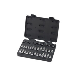 GearWrench 80726 1/4'', 3/8'' & 1/2'' Drive Standard Hex, E-Torx & Torx Bit SAE/Metric Socket 36PC Set
