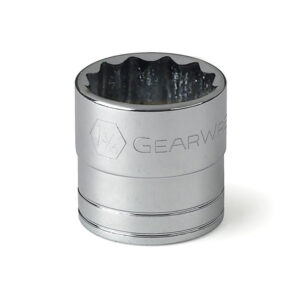 GearWrench 80793 1/2'' Drive 12 Point Standard SAE Socket 1-3/16''