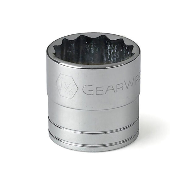 GearWrench 80793 1/2'' Drive 12 Point Standard SAE Socket 1-3/16''