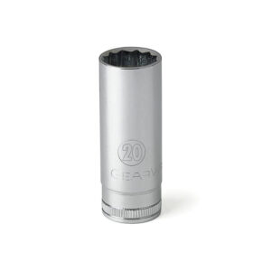 GearWrench 80817D 1/2'' Drive 12 Point Deep Metric Socket 20mm